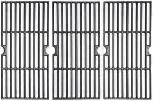 Porcelain Cast Iron Cooking Grid Replacement for Charbroil 463411512, 122.16134110, 720-0773, Master Forge 1010037 and Nexgrill 720-0773 Gas Grill Models, Set of 2
