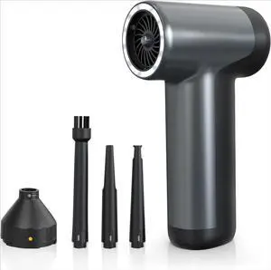 Electric Air Duster, Cordless Air Duster, 110000 RPM Brushless Motor, Max.100M/S Flow Rate, 2600mAh Rechargeable Battery