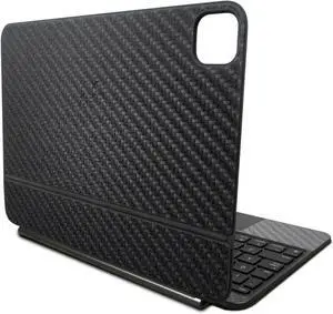 Carbon Fiber Skin Compatible with Apple Magic Keyboard - Premium 3M Vinyl Protective Wrap Decal Cover - Easy to Apply