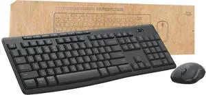 MK370 Combo for Business, Wireless Full-Size Keyboard and Wireless Mouse, Bluetooth - Graphite