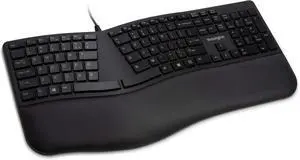 Pro Fit Ergonomic Wired Keyboard- Black (K75400US)