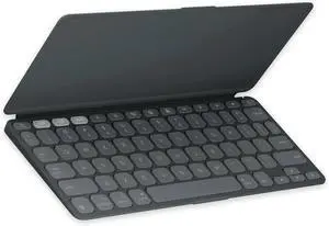 Portable Wireless with Built-in Cover, Slim and Compact Bluetooth Keyboard, Easily Switch with Devices - Graphite