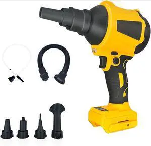 Air Duster & Blower Compatible with DeWalt 20V MAX Battery (Tool Only), 3-Speed Adjustable, 50,000 RPM, LED Light, for Cleaning, Camping