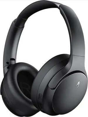 Wireless Headphones Bluetooth 5.4 with Transparent Mode, Hi-Res Audio, Deep Bass, 70H Playtime Over for Work/Travel/Home/Office