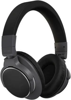 Premium - eadphones with Bluetooth Connectivity and Active Noise Cancelling,Black