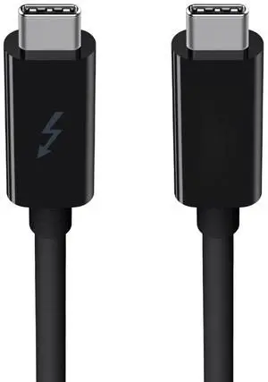 3 USB C to USB C 3.3ft/1M Long Data Transfer Power Cable with 20 Gbps Data Transfer Speed & Up To 10 GbpsBlack
