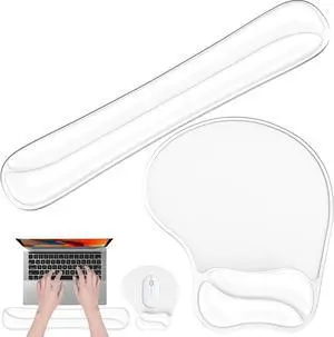 Gel Mouse pad & Keyboard Wrist Rest Set, Ergonomic Keyboard and Mousepad with Wrist Support, Keyboards Wrist Rest