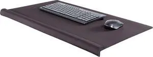 Desk Pad with Large Wrist Rest and Mousing Surface Foam, Black