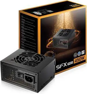 Mini ITX Solution 450W / SFX 12V / Micro ATX 80 Plus Bronze Certified Non-Modular Power Supply (-50SAC)