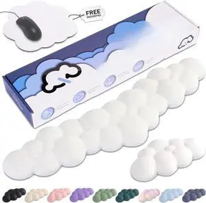 Wrist Rest Keyboard Wrist Rest for Computer Keyboard Pad, Cloud Keyboard Wrist Rest, Wrist Pad for Keyboard, Memory Foam