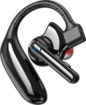 Bluetooth Headset Dual-Mic V5.4 Earpiece Noise Canceling Hands-Free Headphones 14 Hours Talking Time 140H Standby