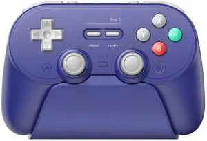 Bluetooth Controller for Switch/Switch 2  TMR Joysticks, Swappable ABXY Buttons, Pro Back Buttons, Charging Dock
