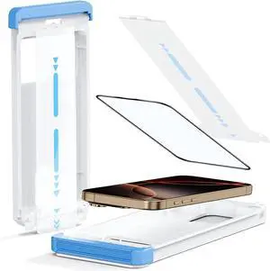 Protector for iPhone 15/16/14Pro Tempered Glass Auto-Alignment Kit Cell Phone Accessories Bubble Free