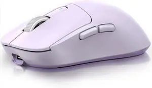 Wireless Gaming Mouse, 49g Ergonomic Computer Mouse, 26K DPI Optical Sensor, 200h Battery Life.(Purple)