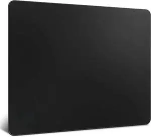 2.0 Ultra-Thin Tempered Glass Gaming Mouse Pad, Designed for FPS,Etched Surface,1.6mm Thin Glass Layer,(Black,300mm*350mm)