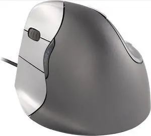 Ergonomic Vertical Mouse Left Hand Wired USB, Sculpted for Comfort, Reduces Wrist Strain, 4 Speeds, 6 Customizable Buttons in Windows