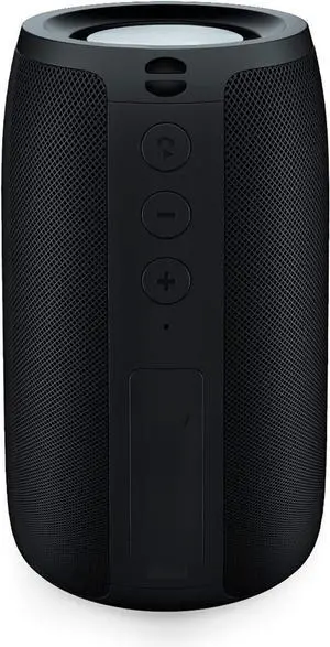 Bluetooth Speaker, MusiBaby Wireless Portable Speaker - Waterproof, Outdoor, Bluetooth 5.3, Dual Pairing, Loud Stereo, Deep Bass, 24H Playtime - Gift Ideas for Home, Party, Travel (BLK