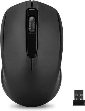 Wireless Mouse, 2.4G Portable Computer Mice for PC, Laptop, Windows,Office Included Wireless USB dongle (Black) Wireless Mouse, 2.4G Portable Computer Mice for PC, Laptop, Windows,Office Included Wireless USB dongle (Black)