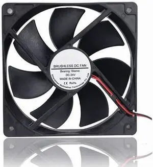 120x120x25mm 120mm 24v DC Brushless Cooling Case Fan 120x120x25mm 120mm 24v DC Brushless Cooling Case Fan