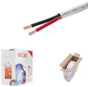 18AWG 2 Conductors 182 CL2 Rated Loud Speaker Cable Wire Pull Box for inWall Installation 18AWG 2 Conductors