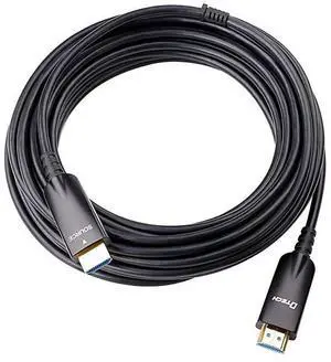 for10m Fiber Optic HDMI Cable 4K 30Hz 1080p 60hz HD Video 3D ARC HDCP CEC High Speed Long Cord for Computer Monitor TV Projector 32 Feet Black