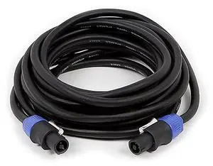 for25ft 12AWG 2conductor Speakon Type NL4FC Female to Speakon Type NL4FC Female Cable
