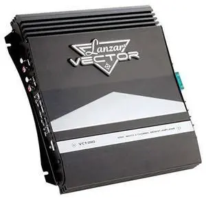 2Channel High Power MOSFET Amplifier Slim 1000 Watt Bridgeable Mono Stereo 2 Channel Car Audio Amplifier w Crossover Frequency and Bass Boost Control RCA input and Line Output  VCT2110BLACK