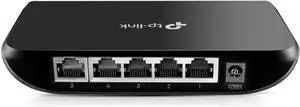 for5 Port Gigabit Ethernet Network Switch | Plug and Play | Desktop or Wall-Mount | Plastic Case Ethernet Splitter | Fanless | Traffic Optimization | Unmanaged (TL-SG1005D)