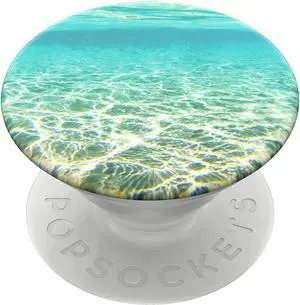 : PopGrip Expanding Stand and Grip with a Swappable Top for Phones & Tablets - Blue Lagoon