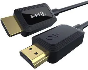 FOR-8K HDMI Cable 50FT/15M 48Gbps High Speed HDMI 2.1 Cable 8K@60Hz 4K@120Hz/144Hz eARC HDR HDCP 2.2 & 2.3 Slim Fiber Optic Cable Compatible with HDTV/PS5/Blu-ray