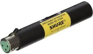 A15AS Switchable Attenuator 15 20 25 dB Passes Phantom Power