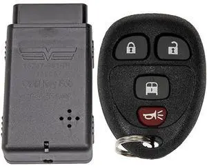 for99160 Keyless Entry Transmitter for Select Chevrolet GMC Models Black OE FIX