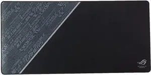 ROG Sheath Black Mouse Pad | Extra-Large Gaming Surface Mouse Pad | Pixel Precise Tracking | Anti-Fray Stitched Edges and Non-Slip Rubber Base (35.4 x 17.3 inches)