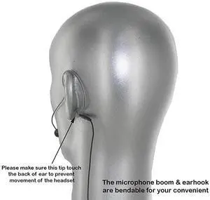 FOR Avl63035 Professional Mini Headset Mic w 35mm Screw Lock for Sennheiser Wireless Microphone