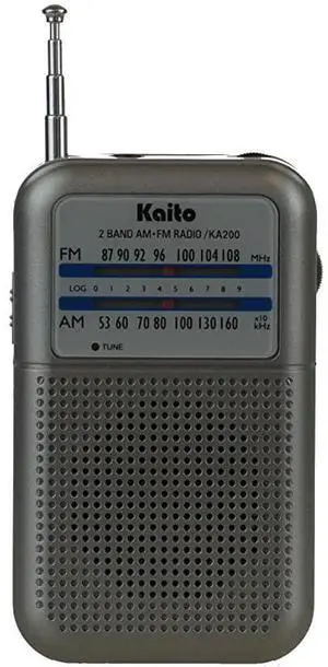 forKA200S Pocket AMFM Radio Gray