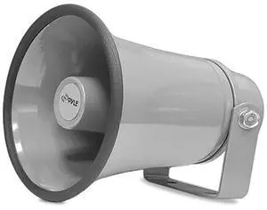 Indoor Outdoor PA Horn Speaker 81 Portable PA Speaker with 8 Ohms Impedance 50 Watts Peak Power Mounting Bracket Hardware Included  PHSP8K