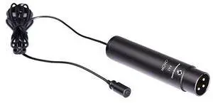 for LV4O Omnidirectional XLR Lavalier Microphone Phantom Power with Metal Lapel Clip and Windscreen Accessories Great External Lav Mic for Music Podcast Live Stream Filming or YouTube Recording