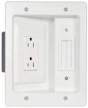 Home Office Theater Home Theater In Wall TV Power Kit White 51 HT2102WHV1