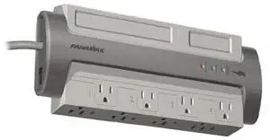 FOR-M8EX 8 AC Outlet Surge Protector Silver