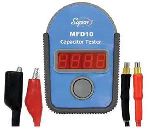 MFD10 Digital Capacitor Tester with LED Display, 0.01 to 10000mF Range, 5% Accuracy MFD10 Digital Capacitor Tester with LED Display, 0.01 to 10000mF Range, 5% Accuracy