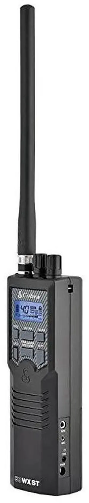 HH50WXST Hand Held CB Radio Emergency Radio Travel Essentials Earphone Jack 4 Watt Noise Reduction NOAA Alerts