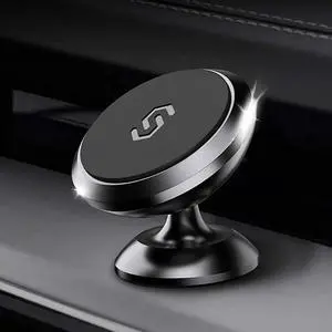 Magnetic Phone Car Mount,  Car Phone Holder for Dashboard, Cell Phone Car Kits, 360° Adjustable Magnet Cell Phone Mount Compatible with iPhone, Samsung, LG, GPS, Mini Tablet and More
