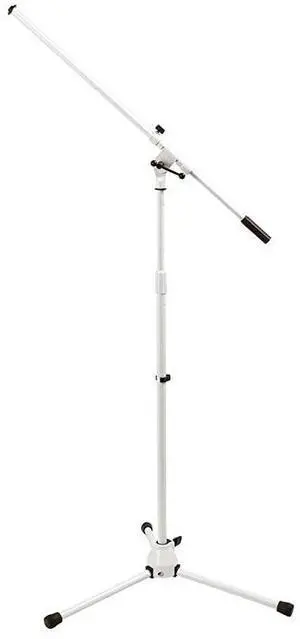 MS7801W Telescoping Microphone Boom Stand White