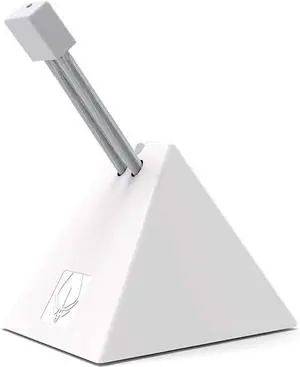 for  Mouse Bungee Mouse Cord Clip Cord Management System Fixer Holder for Esports FPS Game (3.0 White)