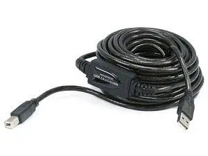 Monoprice 33ft 10M USB 2.0 A Male to B Male Active Cable for Printer Scanner Cable 15M for PC, Mac, HP, Canon, Lexmark,
