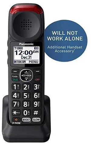 FOR-New DECT 6.0 Cordless Phone Handset Accessory Talking Caller ID Compatible with KX-TGM430B Series Cordless Phone Systems - KX-TGMA44B (Black) FOR-New DECT 6.0 Cordless Phone Handset Accessory Talking Caller ID Compatible with KX-TGM430B Series Cordless Phone Systems - KX-TGMA44B (Black)