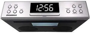 SKCR Under Cabinet Clock Radio Music System with Bluetooth Streaming and FM Radio