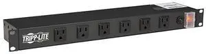 RS1215-RA Rackmount Network-Grade PDU Power Strip, 12 Right Angle Outlets Wide-Spaced, 15A, 15ft Cord w/ 5-15P Plug,, Black