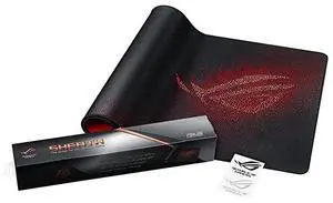 ROG Sheath Extended Gaming Mouse Pad UltraSmooth Surface for PixelPrecise Mouse Control | Durable AntiFray Stitching | NonSlip Rubber Base | Light Portable