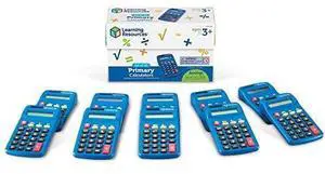 FOR-Primary Calculator Basic Solar Powered Calculators Teacher Set of 10 Calculators Ages 3+